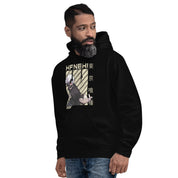 Felpa Stampata Unisex con Cappuccio – Morbida – Design Ken Kaneki-Biiply