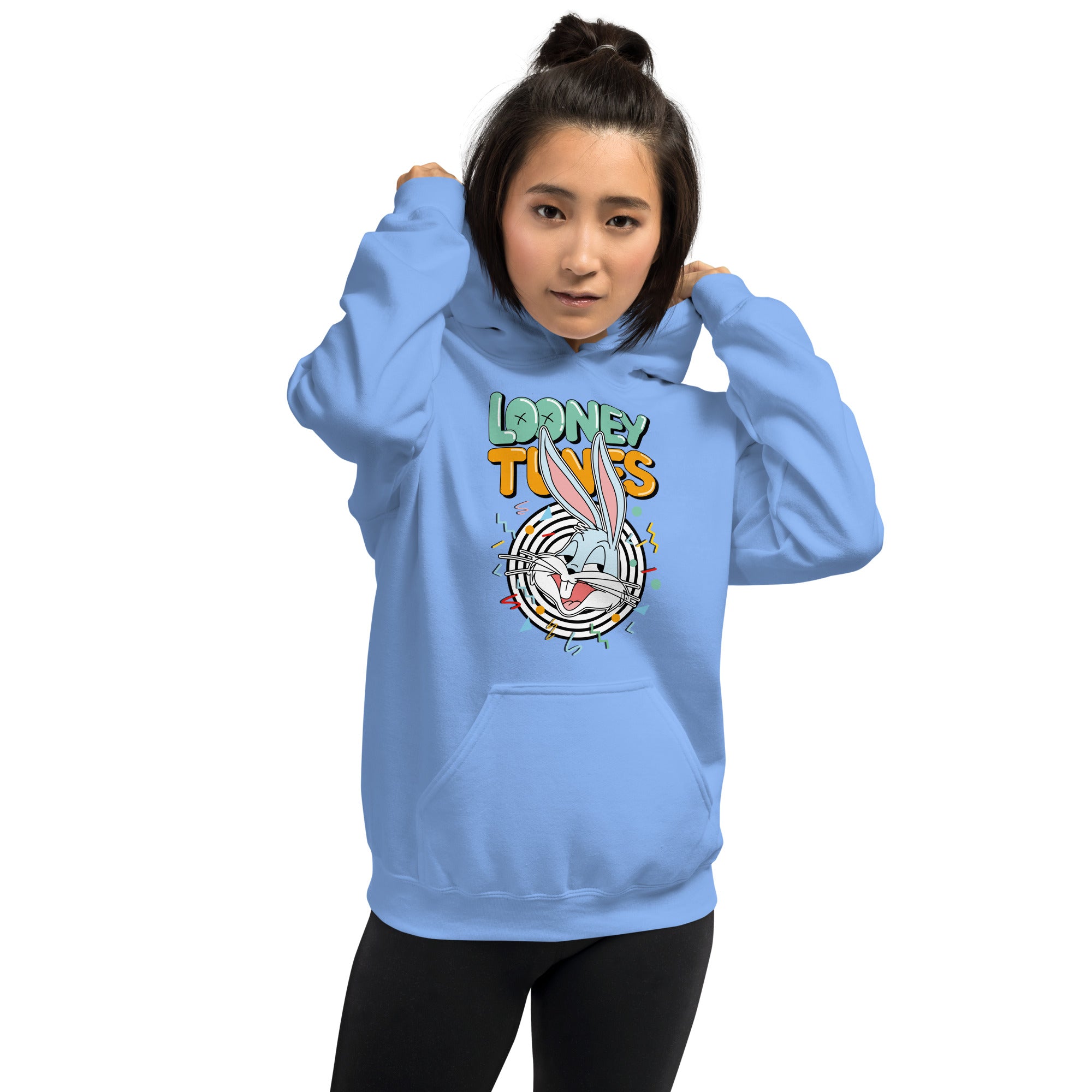 Felpa Stampata Unisex con Cappuccio – Morbida – Design Looney Tunes-Biiply