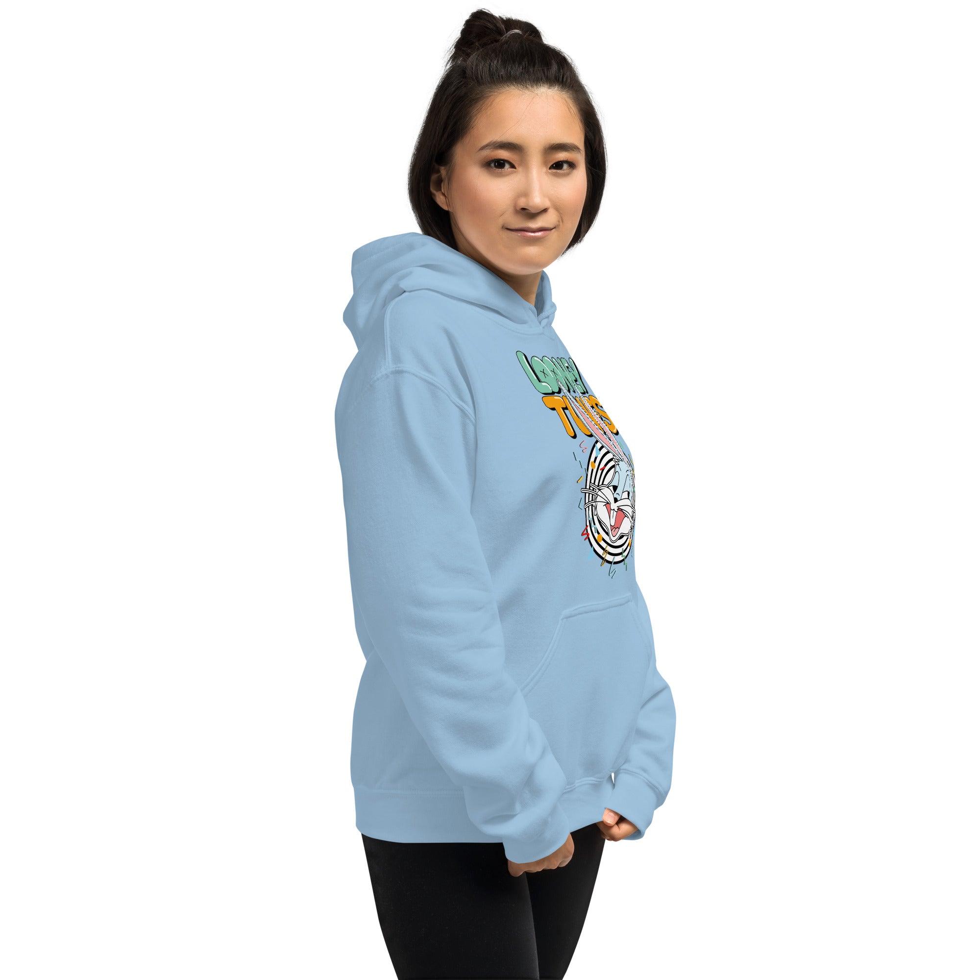 Felpa Stampata Unisex con Cappuccio – Morbida – Design Looney Tunes-Biiply