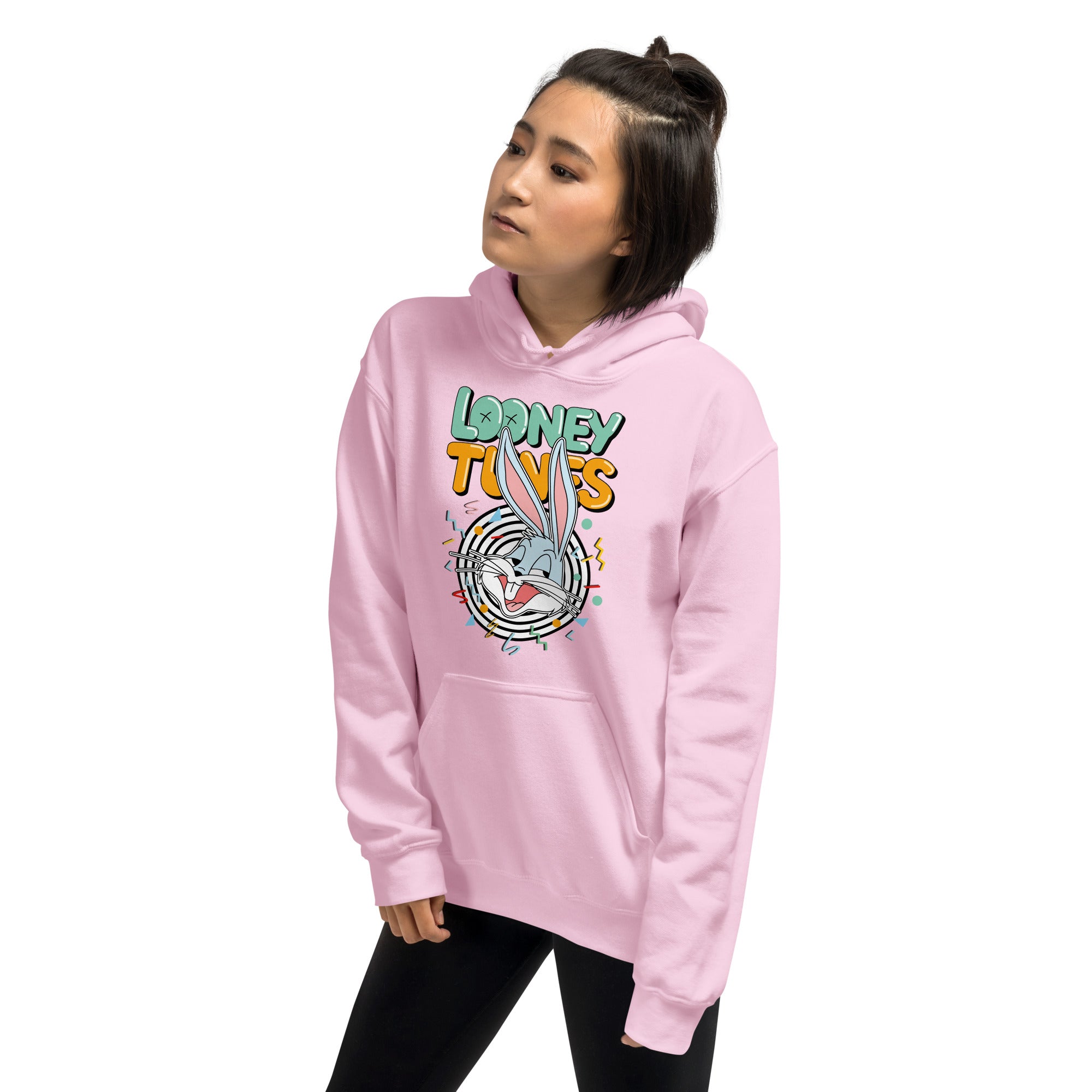 Felpa Stampata Unisex con Cappuccio – Morbida – Design Looney Tunes-Biiply