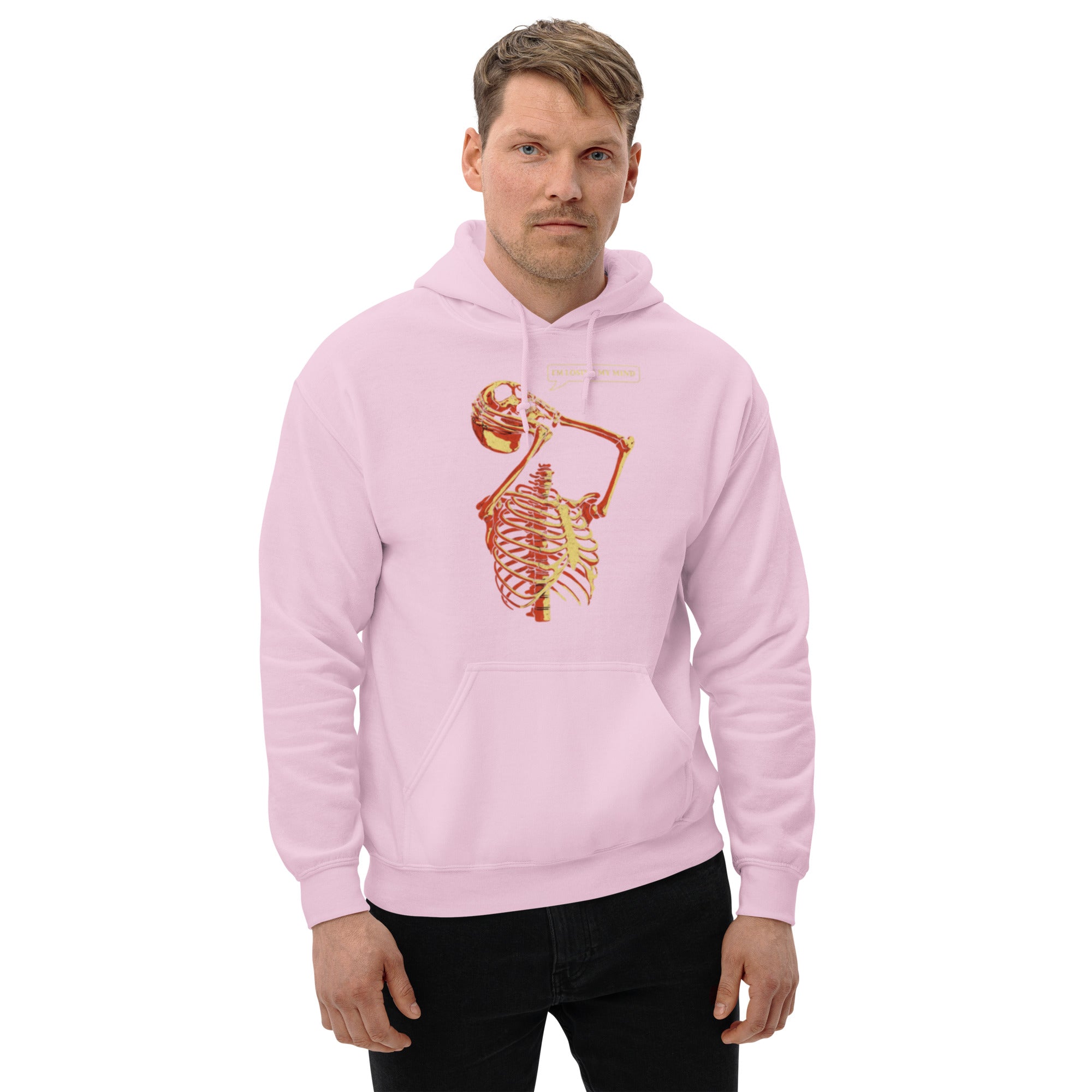 Felpa Stampata Unisex con Cappuccio – Morbida – Design Losing My Head-Biiply