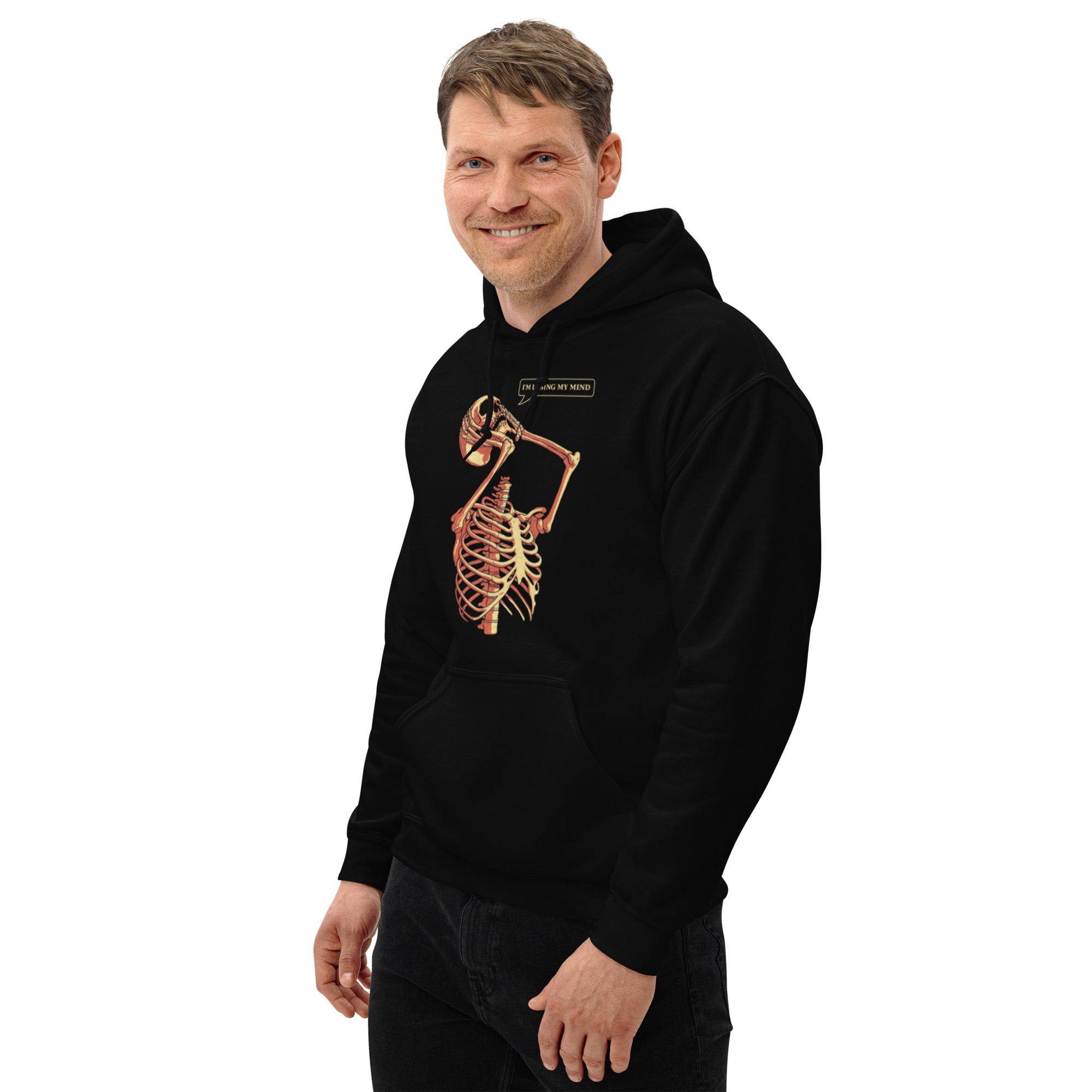 Felpa Stampata Unisex con Cappuccio – Morbida – Design Losing My Head-Biiply