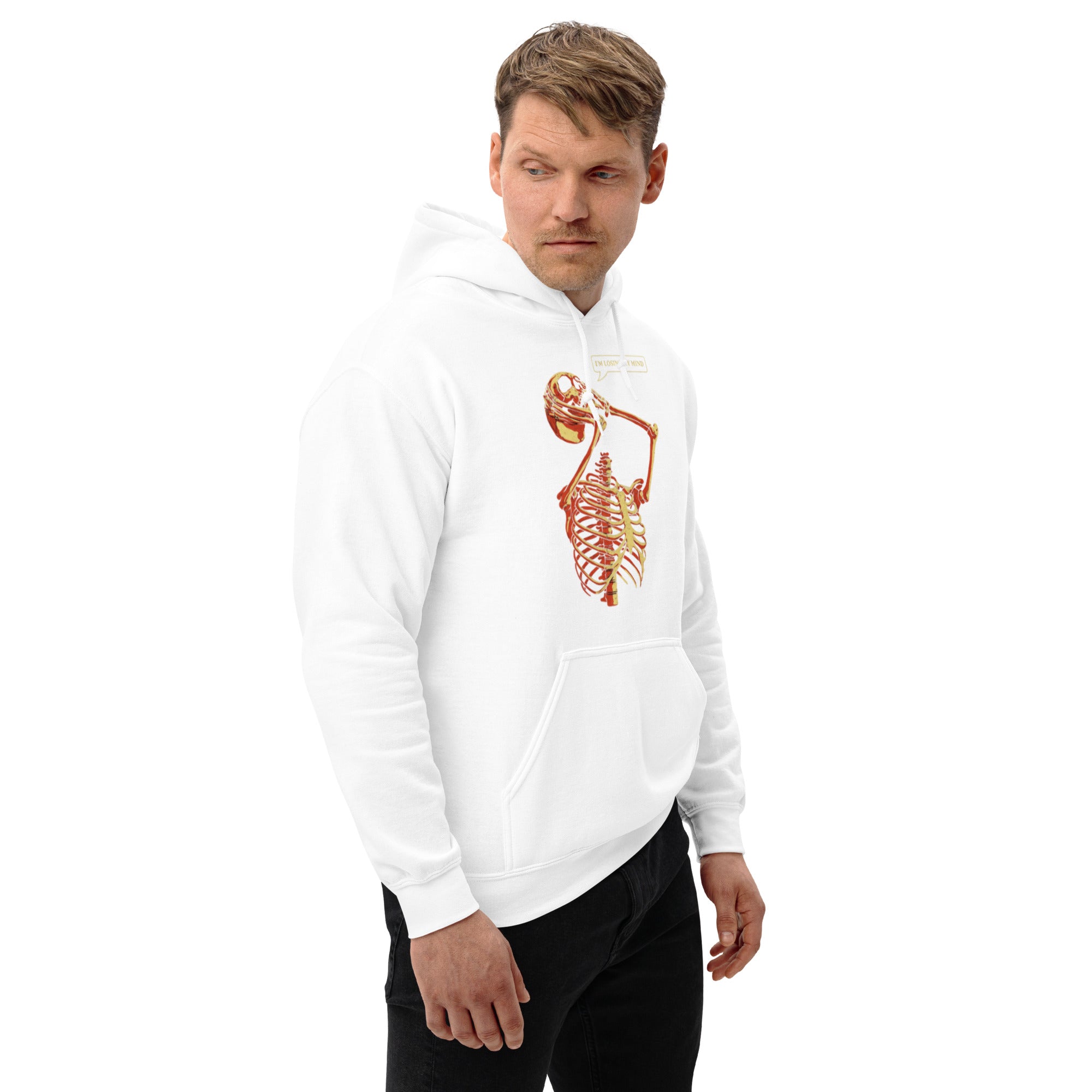 Felpa Stampata Unisex con Cappuccio – Morbida – Design Losing My Head-Biiply