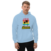 Felpa Stampata Unisex con Cappuccio – Morbida – Design Lost in Hawaii-Biiply