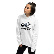 Felpa Stampata Unisex con Cappuccio – Morbida – Design Panda No You Do It-Biiply