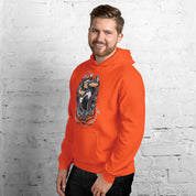 Felpa Stampata Unisex con Cappuccio – Morbida – Design Popeye Vs Kraken-Biiply