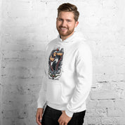 Felpa Stampata Unisex con Cappuccio – Morbida – Design Popeye Vs Kraken-Biiply