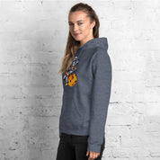 Felpa Stampata Unisex con Cappuccio – Morbida – Design Punch the Asteroid-Biiply