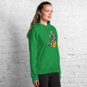 Felpa Stampata Unisex con Cappuccio – Morbida – Design Punch the Asteroid-Biiply