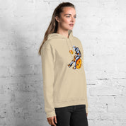 Felpa Stampata Unisex con Cappuccio – Morbida – Design Punch the Asteroid-Biiply