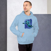 Felpa Stampata Unisex con Cappuccio – Morbida – Design Relax in the space-Biiply