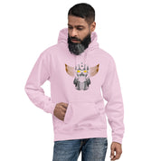 Felpa Stampata Unisex con Cappuccio – Morbida – Design Robot Anni 80-Biiply