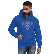 Felpa Stampata Unisex con Cappuccio – Morbida – Design Robot Anni 80-Biiply