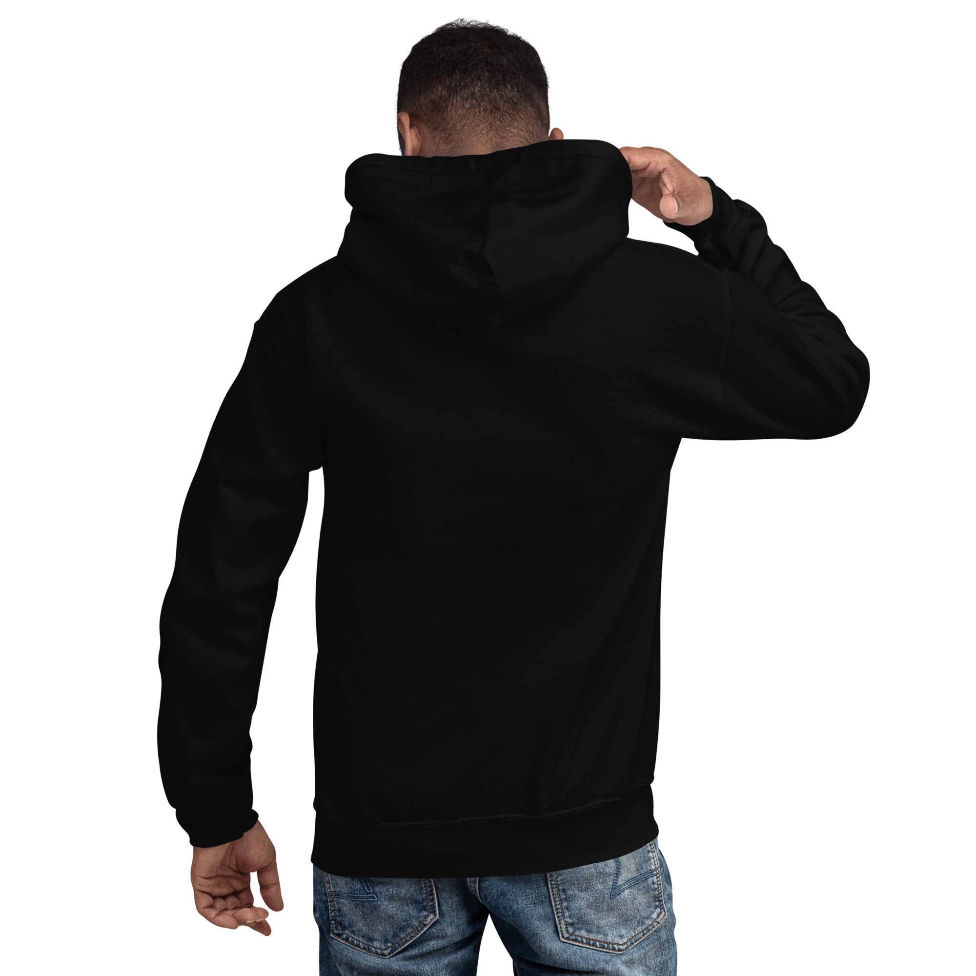 Felpa Stampata Unisex con Cappuccio – Morbida – Design Robot Anni 80-Biiply