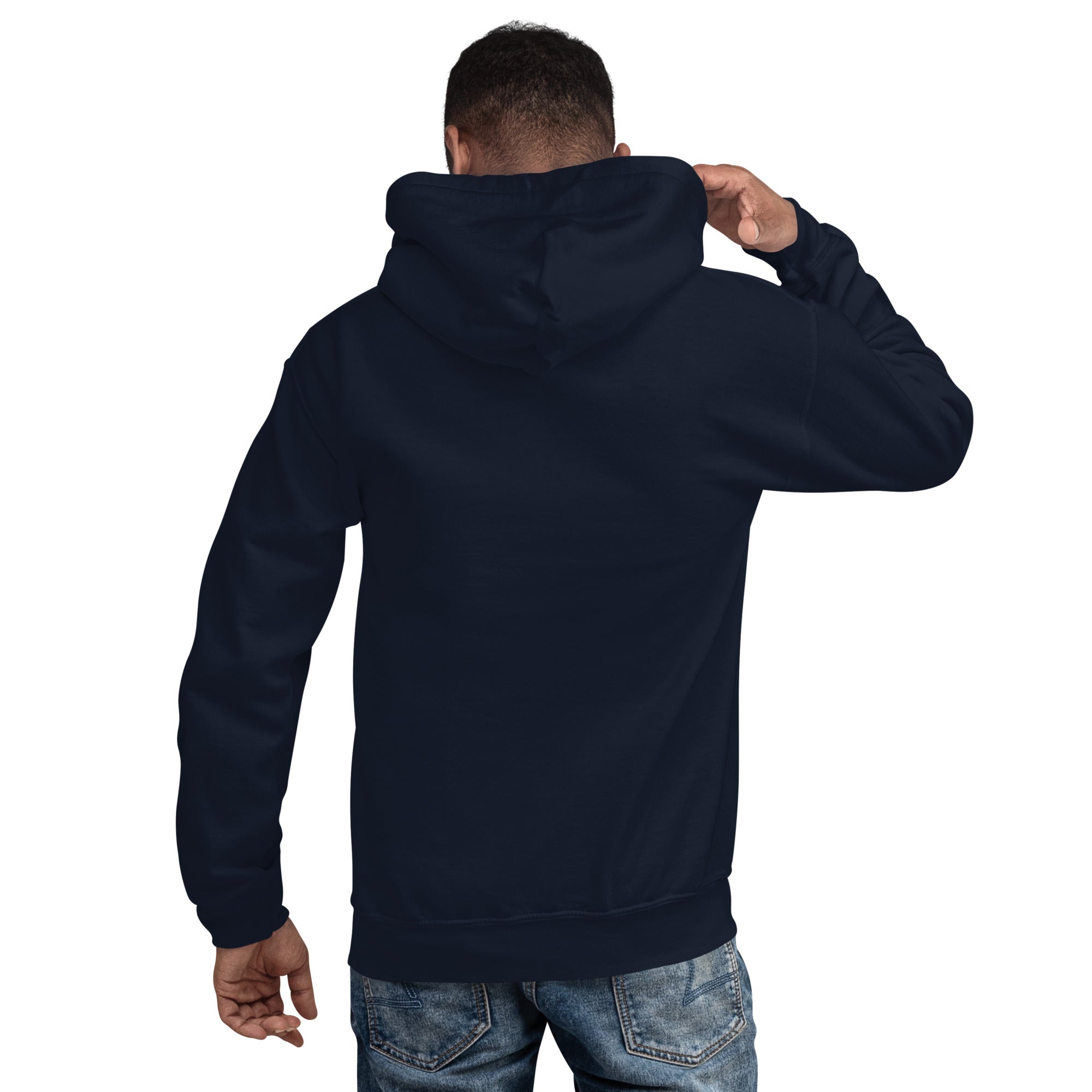 Felpa Stampata Unisex con Cappuccio – Morbida – Design Robot Anni 80-Biiply