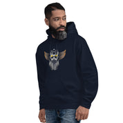 Felpa Stampata Unisex con Cappuccio – Morbida – Design Robot Anni 80-Biiply