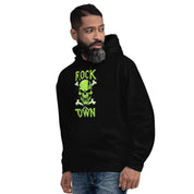 Felpa Stampata Unisex con Cappuccio – Morbida – Design Rock Town-Biiply