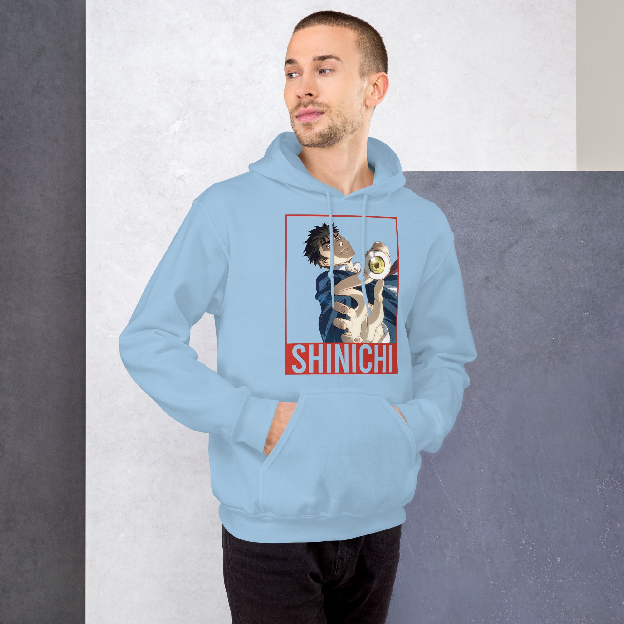 Felpa Stampata Unisex con Cappuccio – Morbida – Design Shinichi-Biiply
