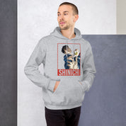 Felpa Stampata Unisex con Cappuccio – Morbida – Design Shinichi-Biiply