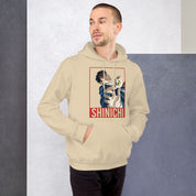 Felpa Stampata Unisex con Cappuccio – Morbida – Design Shinichi-Biiply