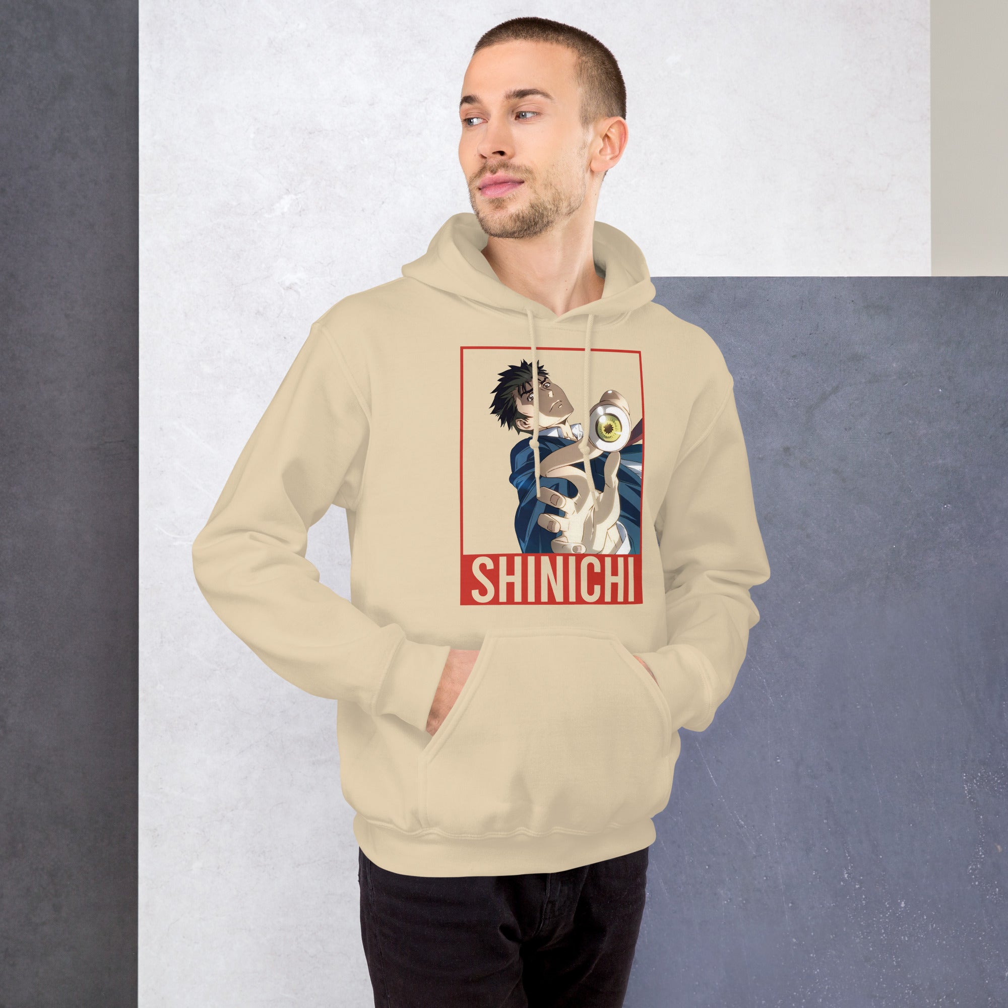 Felpa Stampata Unisex con Cappuccio – Morbida – Design Shinichi-Biiply