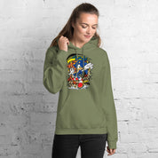 Felpa Stampata Unisex con Cappuccio – Morbida – Design Sonic-Biiply