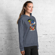 Felpa Stampata Unisex con Cappuccio – Morbida – Design Sonic-Biiply