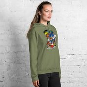 Felpa Stampata Unisex con Cappuccio – Morbida – Design Sonic-Biiply