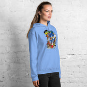 Felpa Stampata Unisex con Cappuccio – Morbida – Design Sonic-Biiply