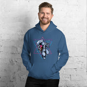 Felpa Stampata Unisex con Cappuccio – Morbida – Design Space Ice cream-Biiply