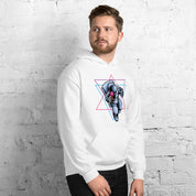 Felpa Stampata Unisex con Cappuccio – Morbida – Design Space Ice cream-Biiply