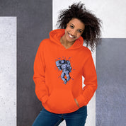 Felpa Stampata Unisex con Cappuccio – Morbida – Design Space Music-Biiply