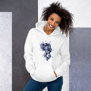 Felpa Stampata Unisex con Cappuccio – Morbida – Design Space Music-Biiply
