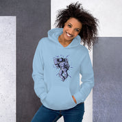 Felpa Stampata Unisex con Cappuccio – Morbida – Design Space Music-Biiply