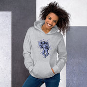 Felpa Stampata Unisex con Cappuccio – Morbida – Design Space Music-Biiply