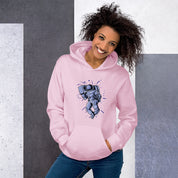 Felpa Stampata Unisex con Cappuccio – Morbida – Design Space Music-Biiply