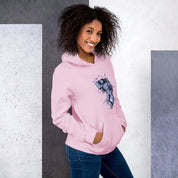 Felpa Stampata Unisex con Cappuccio – Morbida – Design Space Music-Biiply