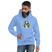 Felpa Stampata Unisex con Cappuccio – Morbida – Design Space Noodles-Biiply