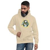 Felpa Stampata Unisex con Cappuccio – Morbida – Design Space Noodles-Biiply