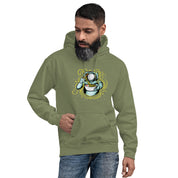 Felpa Stampata Unisex con Cappuccio – Morbida – Design Space Noodles-Biiply