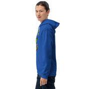Felpa Stampata Unisex con Cappuccio – Morbida – Design Super Gym Bros-Biiply