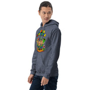 Felpa Stampata Unisex con Cappuccio – Morbida – Design Super Gym Bros-Biiply