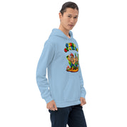 Felpa Stampata Unisex con Cappuccio – Morbida – Design Super Gym Bros-Biiply
