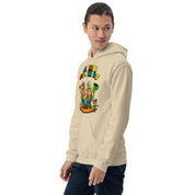 Felpa Stampata Unisex con Cappuccio – Morbida – Design Super Gym Bros-Biiply