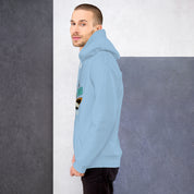 Felpa Stampata Unisex con Cappuccio – Morbida – Design Surfing Paradise-Biiply