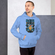 Felpa Stampata Unisex con Cappuccio – Morbida – Design Tartaruga Blastoise-Biiply