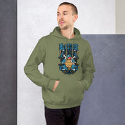 Felpa Stampata Unisex con Cappuccio – Morbida – Design Tartaruga Blastoise-Biiply