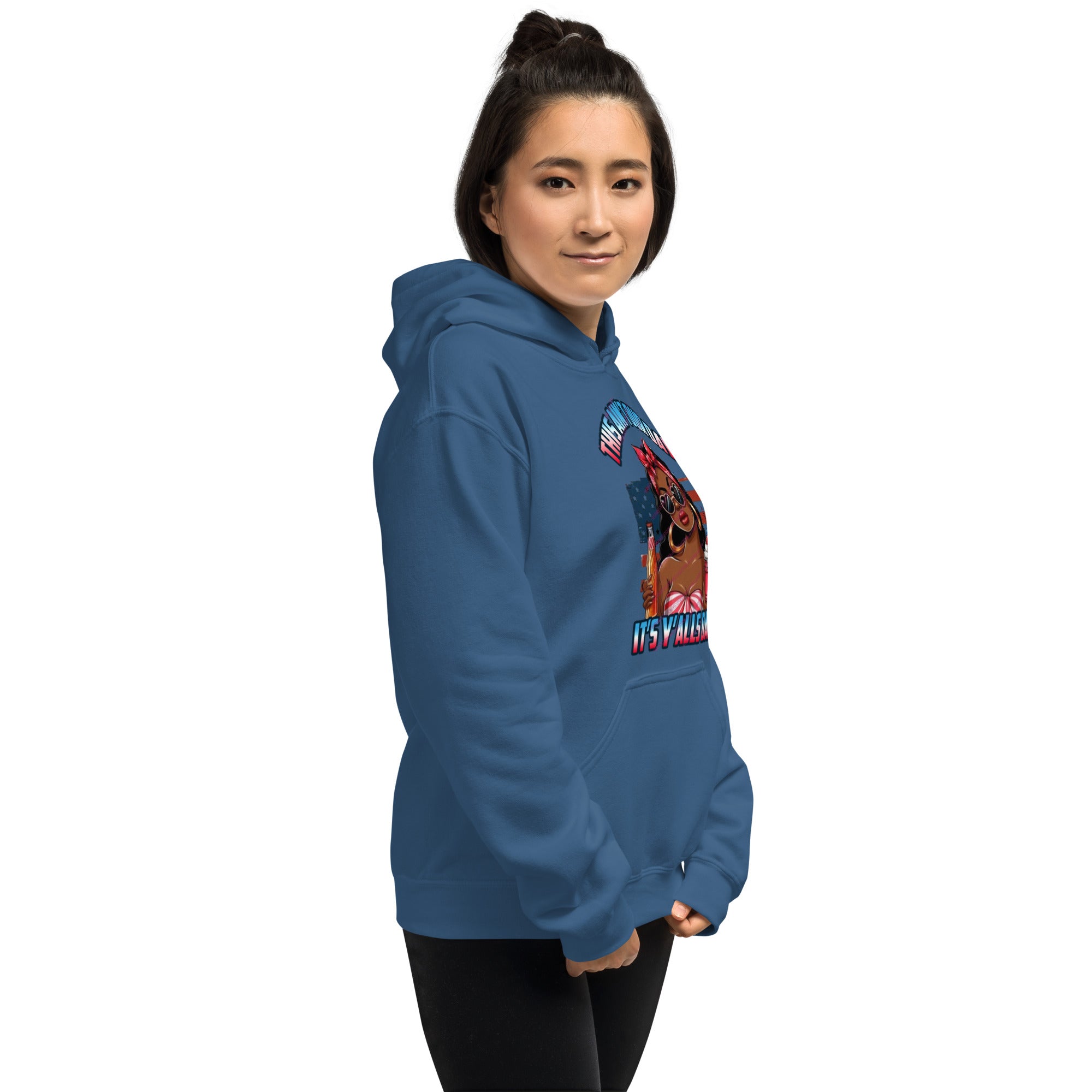 Felpa Stampata Unisex con Cappuccio – Morbida – Design This Ain't our Day-Biiply
