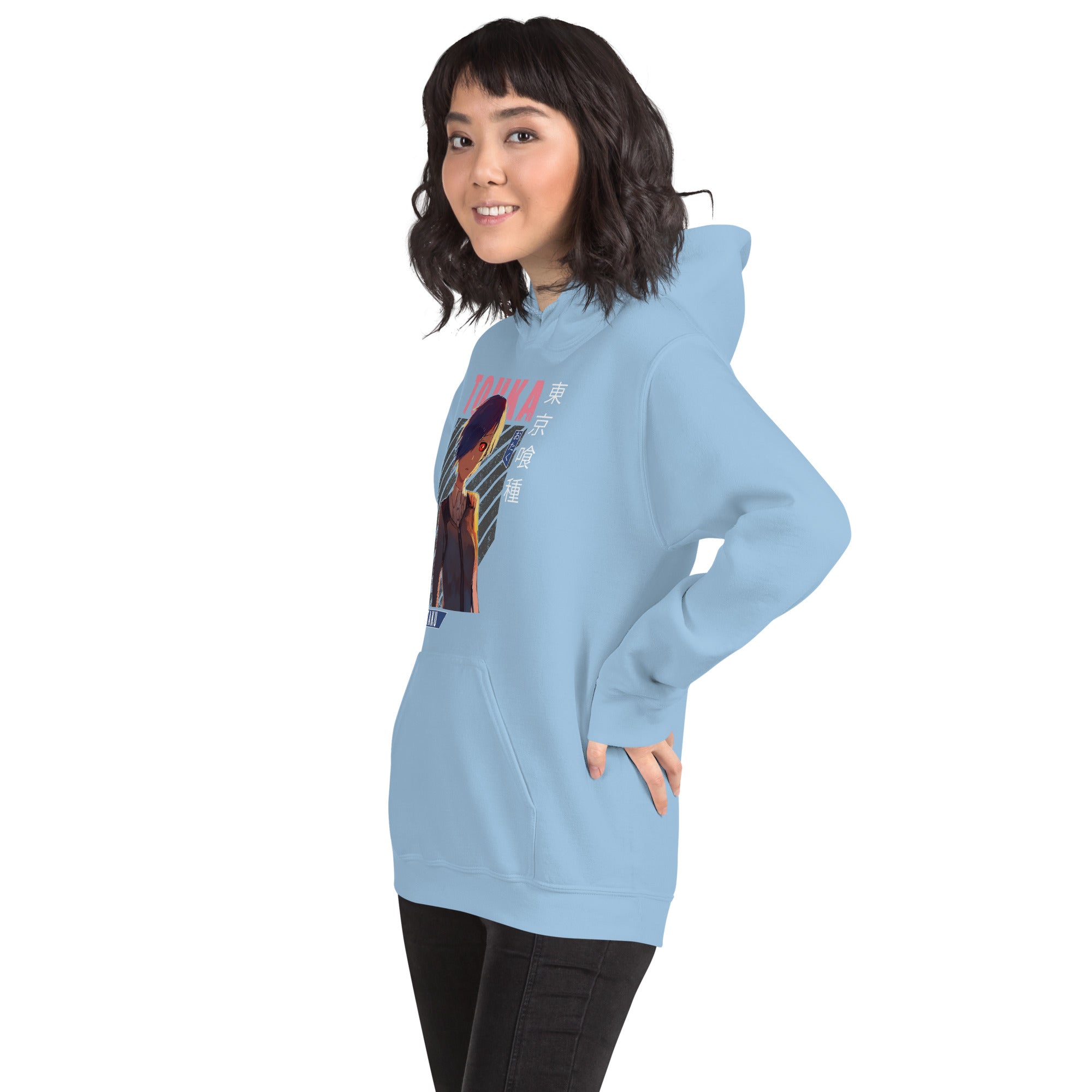 Felpa Stampata Unisex con Cappuccio – Morbida – Design Touka-Biiply