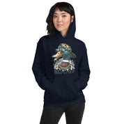 Felpa Stampata Unisex con Cappuccio – Morbida – Design Wild Duck-Biiply